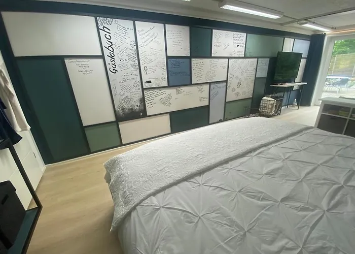 Schiller Ferienwohnung, Pool, Nideggen, Eifel 公寓 尼蒂戈恩