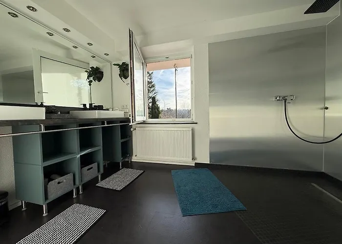 公寓 Schiller Ferienwohnung, Pool, Nideggen, Eifel 尼蒂戈恩