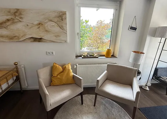 公寓 Schiller Ferienwohnung, Pool, Nideggen, Eifel 尼蒂戈恩