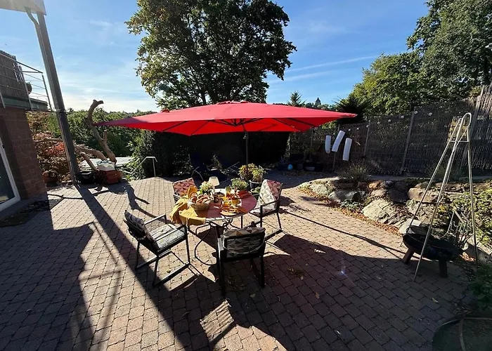 公寓 Schiller Ferienwohnung, Pool, Nideggen, Eifel 尼蒂戈恩